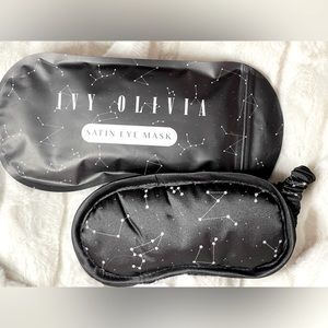 Ivy Olivia Satin Eye Mask